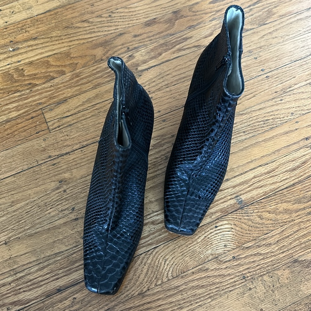 Square toe leather Boots’s - Picture 3 of 11